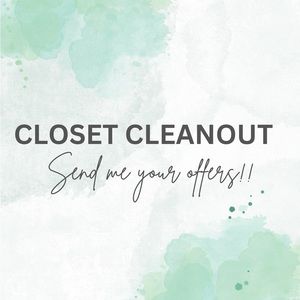 CLOSET CLEANOUT! ✨